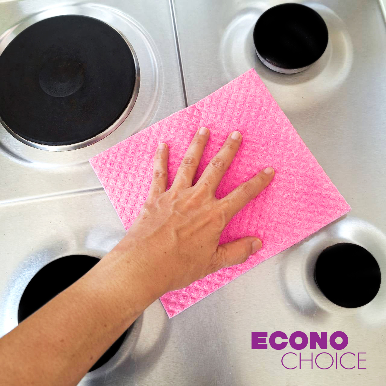 ผ้าฟองน้ำเซลลูโลส ผ้าฟองน้ำอเนกประสงค์ อีโคโนช้อยส์ ผืนใหญ่ ยกลัง