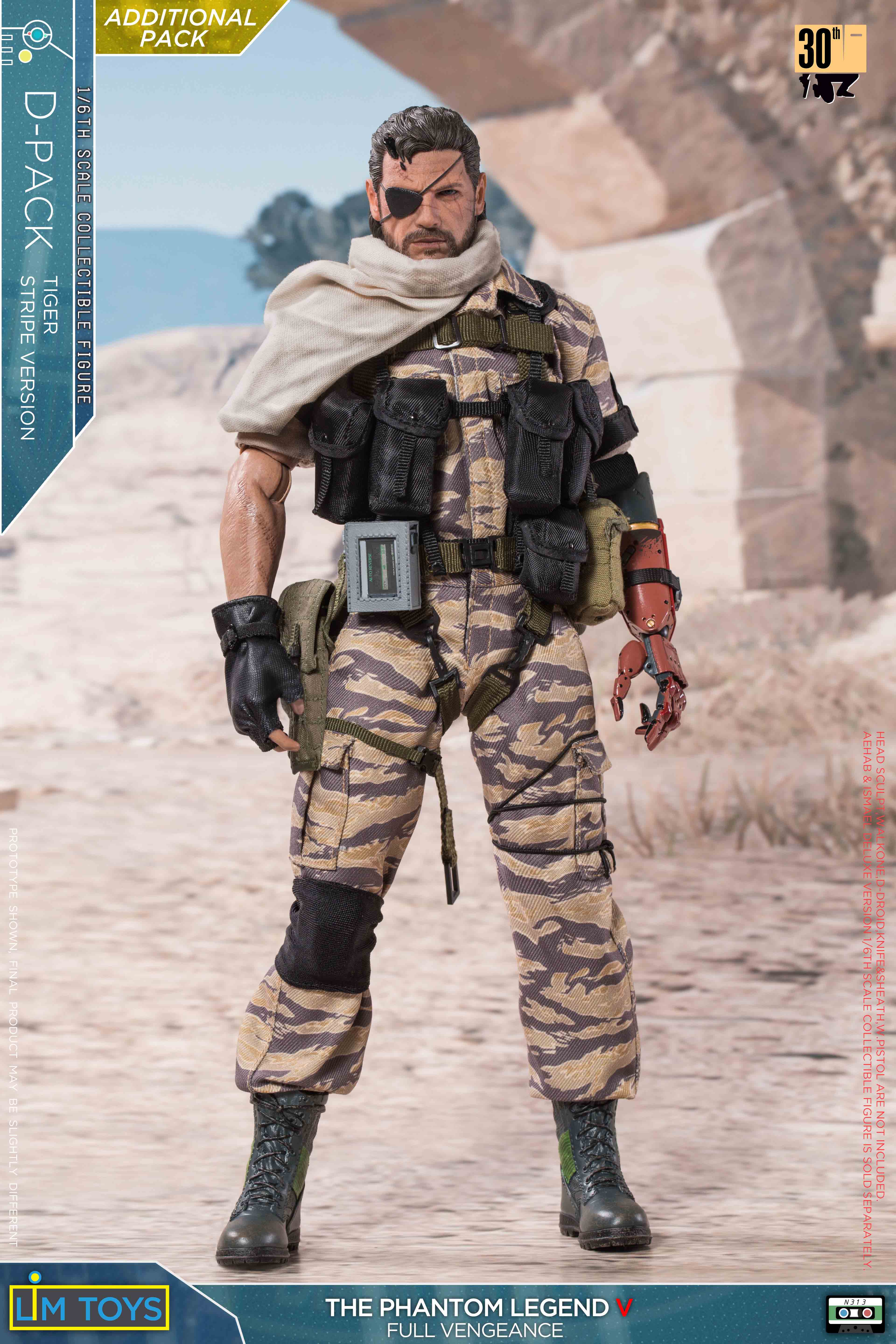 LIMTOYS 003 The Phantom Legend V 1/6 Tiger Stripe camo suit additional pack
