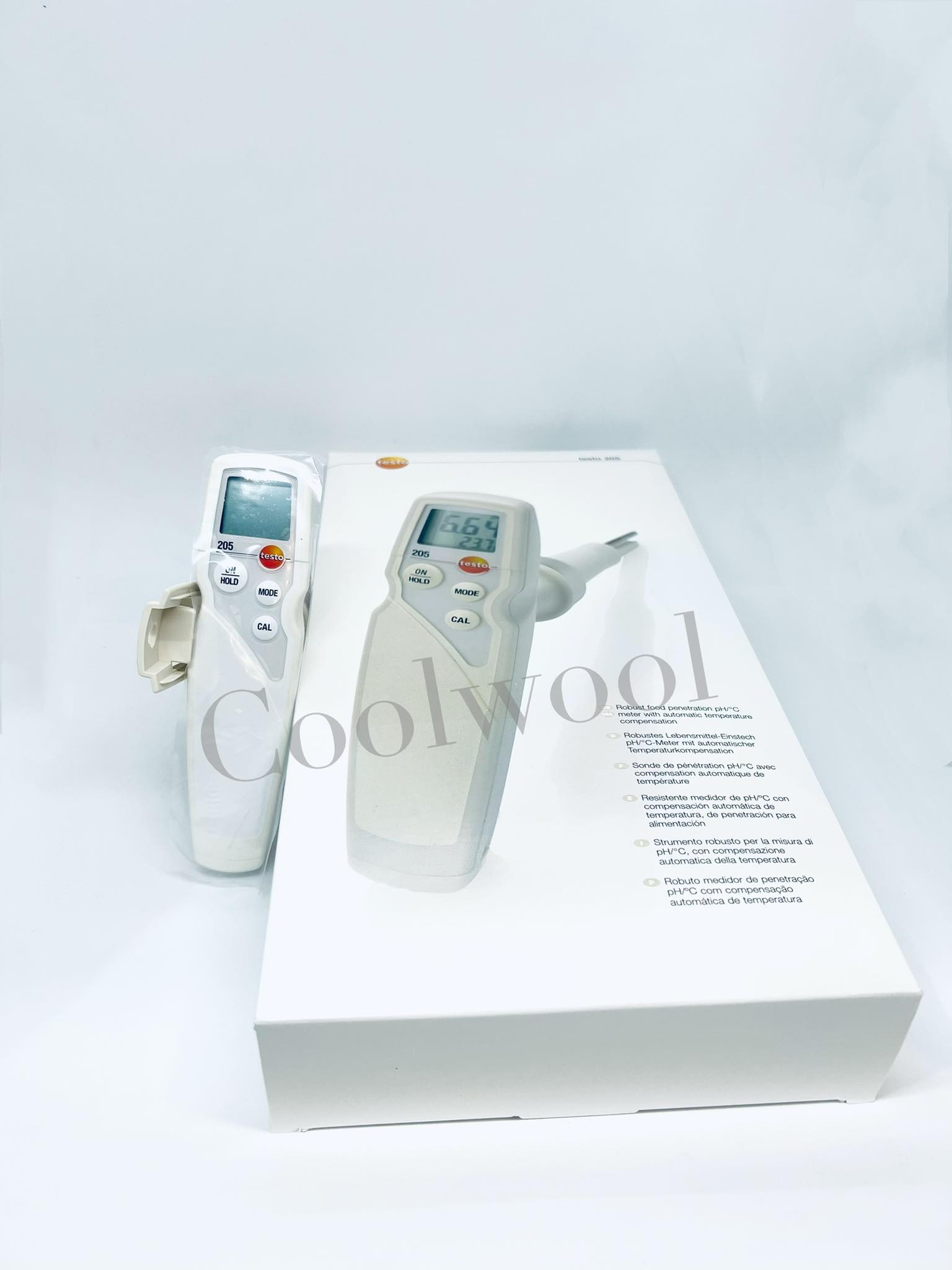 เครื่องวัดอุณหภูมิ/pH ในเนื้อสัตว์ และอาหารชนิดกึ่งแข็ง Semi Solid