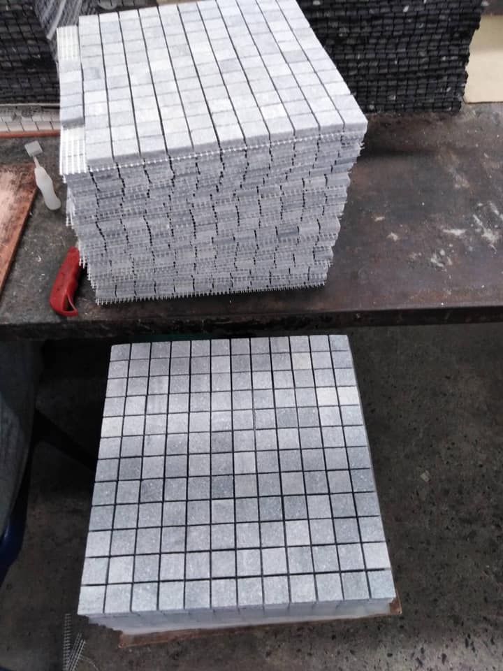 จัดส่ง หินCrystal black Mosaic ทอสกาน่า เขาใหญ่