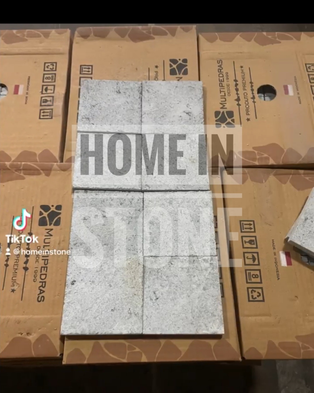 หินปูสระว่ายน้ำ Green Sukabumi Saw cut 10x10cm