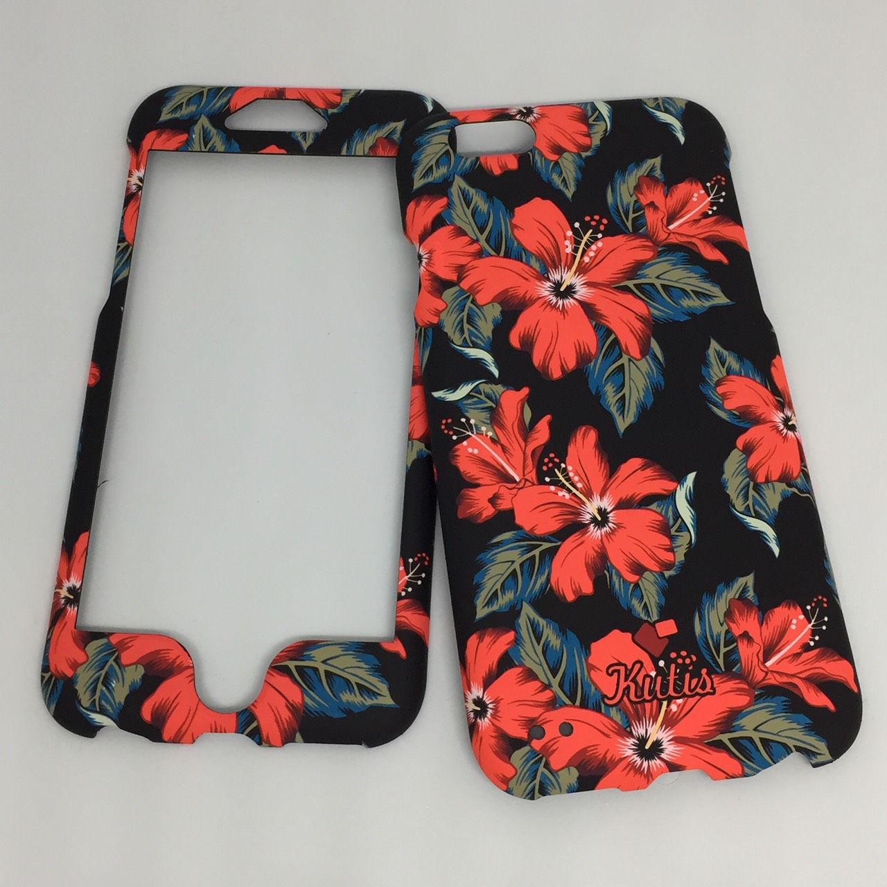 เคสคูทิส (Kutis) ไอโฟน6,6S (ลายดอกชบา)มาใหม่