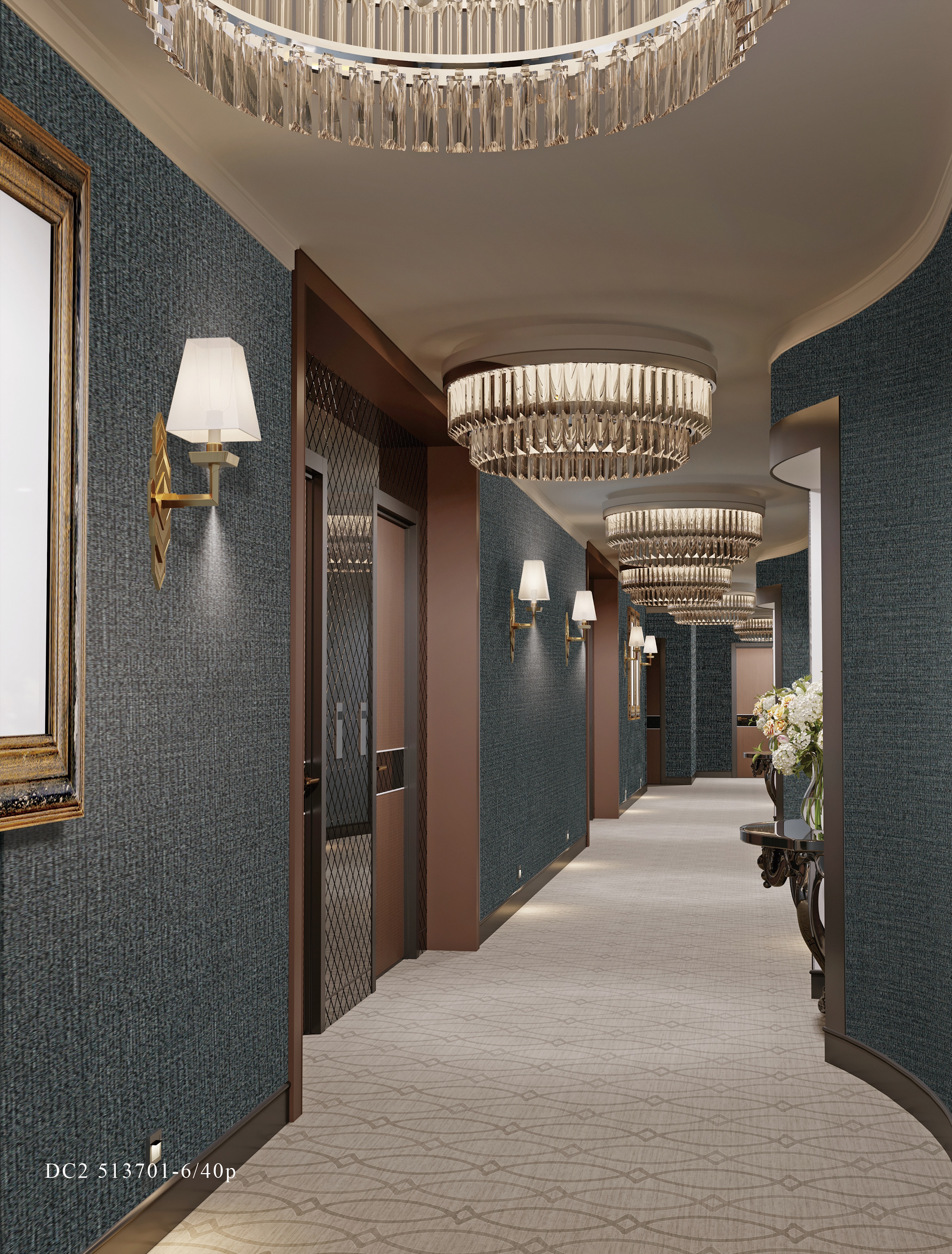 วอลเปเปอร์หลังผ้า พรีเมียมหรู ผิวสัมผัสหนา ทนทาน กันลามไฟ : Fabric-Backed Wall Paper