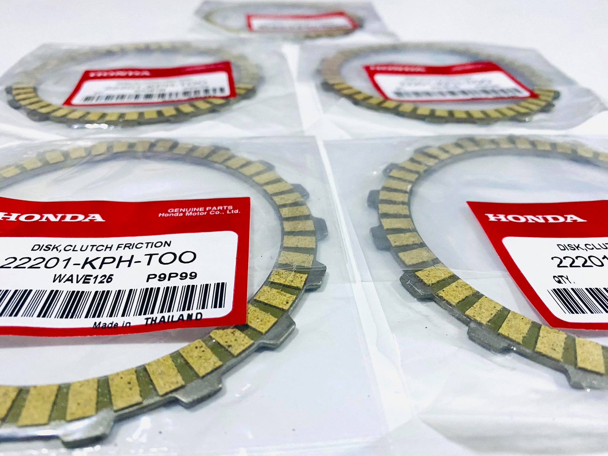 ชุดแผ่นครัชดรีม125 เวฟ125 ไนท์125 dream125 wave125 nice125 แท้ศูนย์