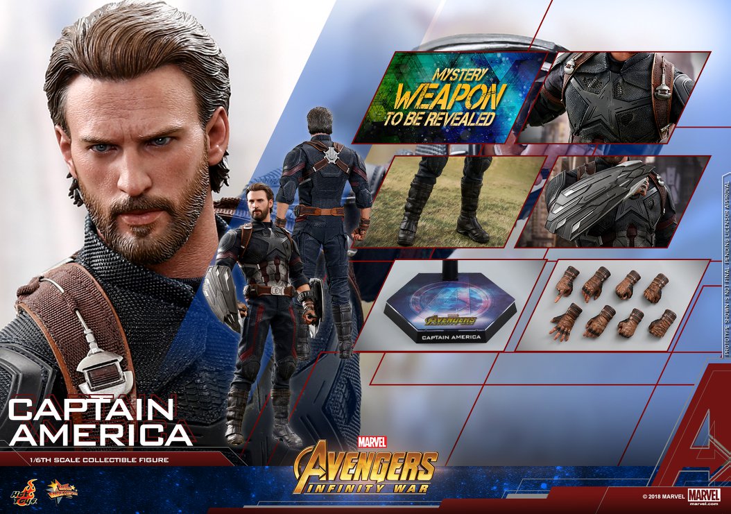 Hot Toys MMS480 AVENGERS: INFINITY WAR - CAPTAIN AMERICA [ T ]