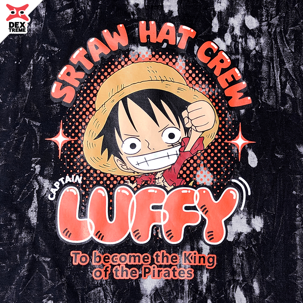 เสื้อวันพีซ Tees OP Luffy ผ้ามัดย้อม