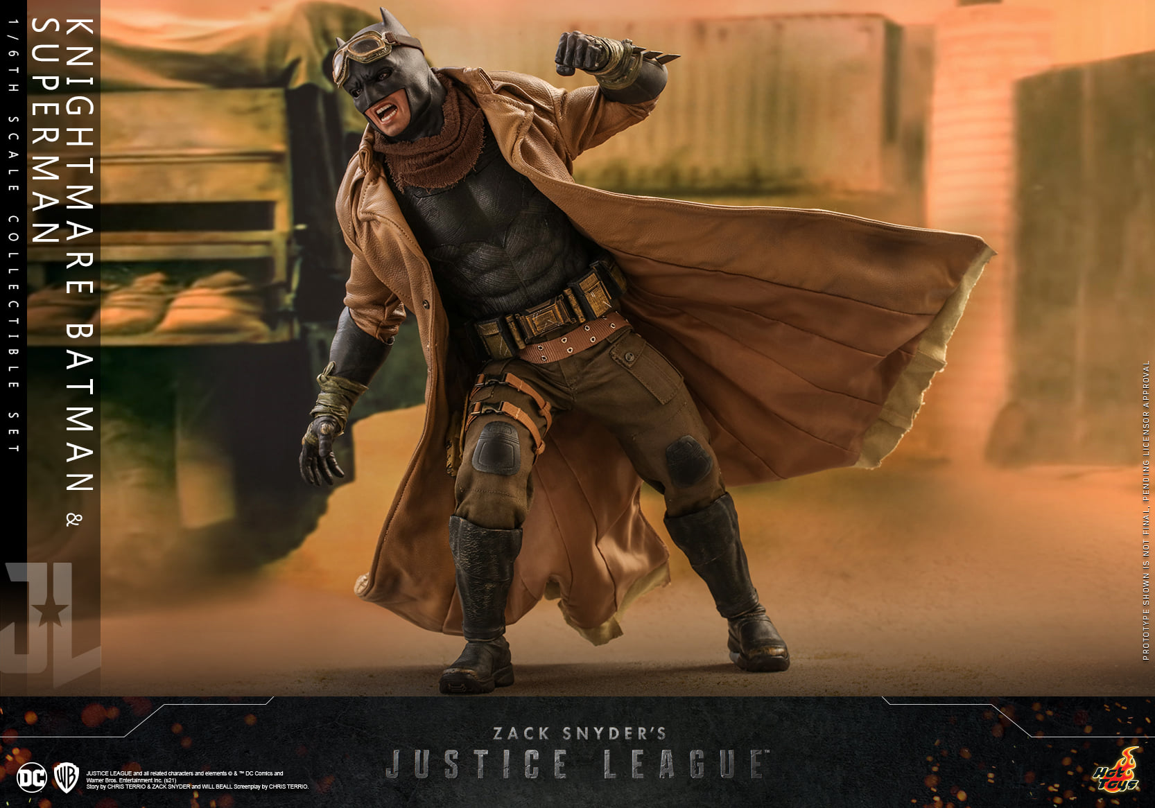 Hot Toys TMS038 1/6 Zack Snyder's Justice League - Knightmare Batman and Superman