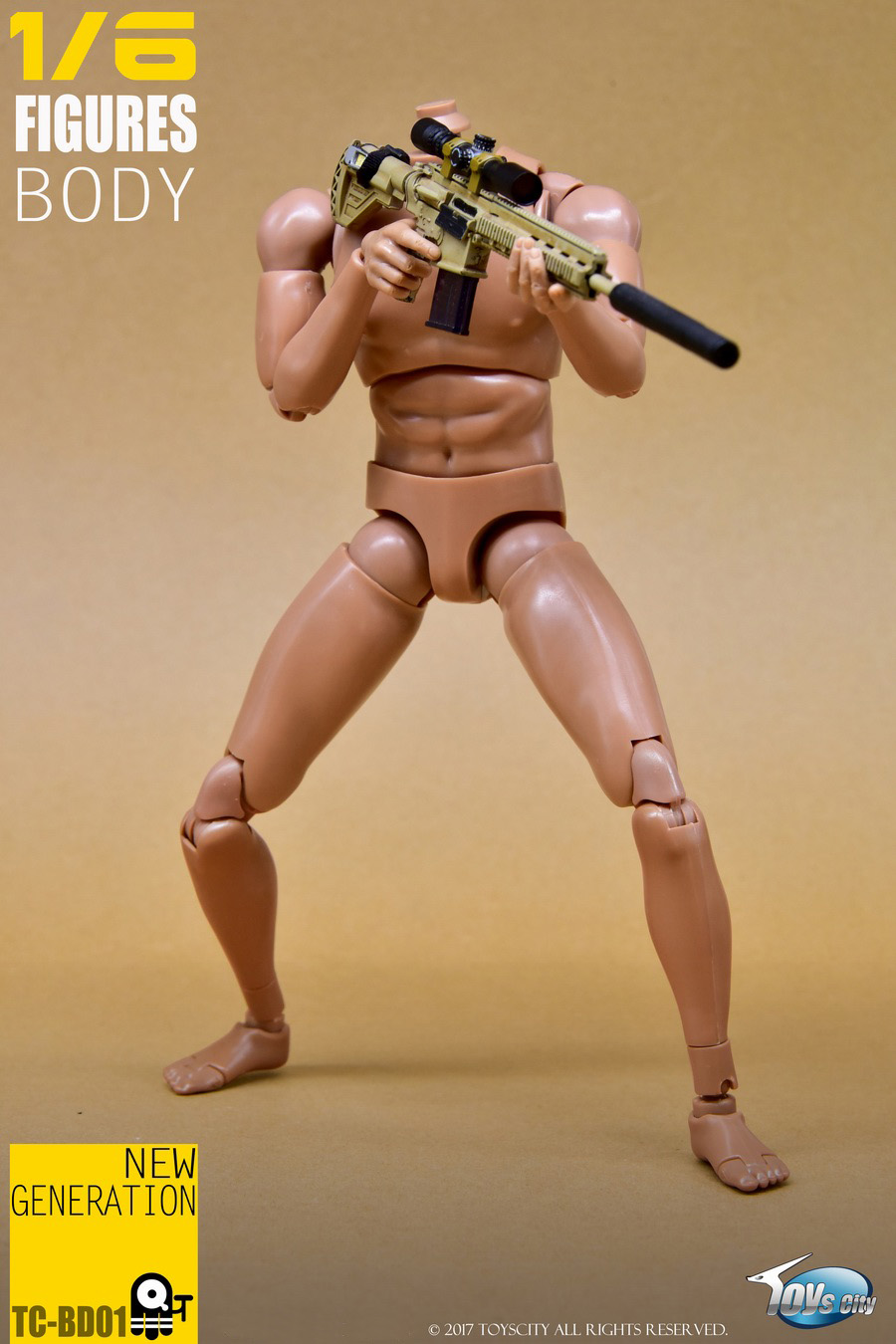 TOYSCITY BD01 1/6 Male Narrow Figure Body