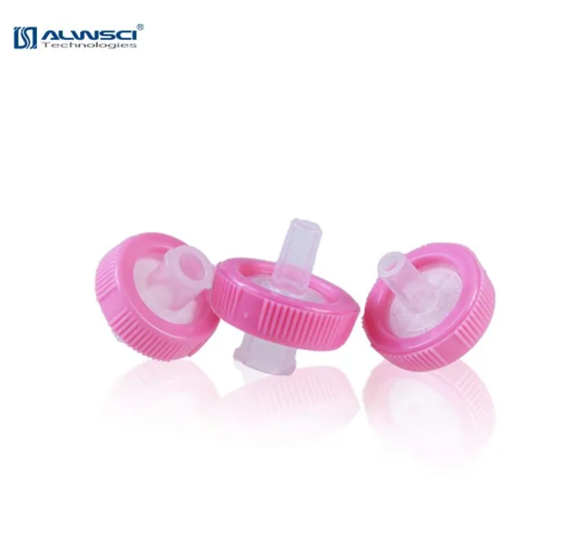 13mm PTFE Hydrophobic Syringe Filter with Outer Ring. 100 PCs/PK