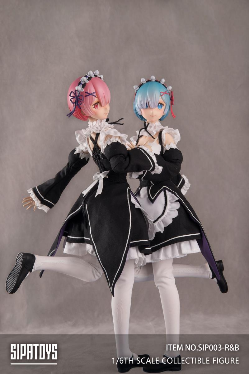 SIPATOYS SIP003 1/6 Two-Dimensional Maid Sisters Animation Female Headsculpt