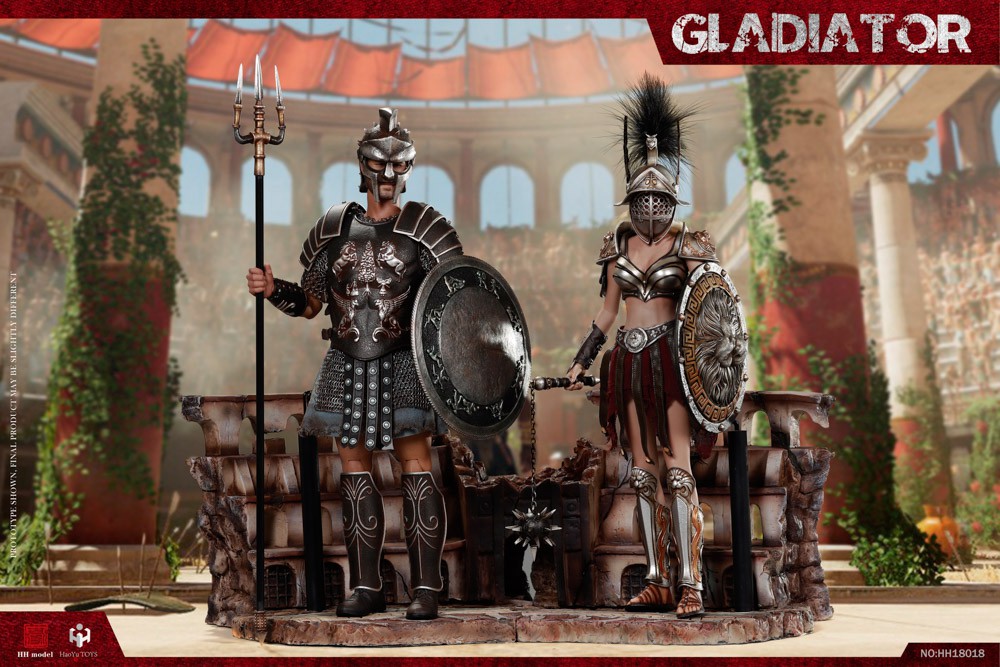 HHmodel & HaoYuTOYS HH18018 1/6 Gladiator - Empire Gladiator & Empire Female Warrior Black Feather