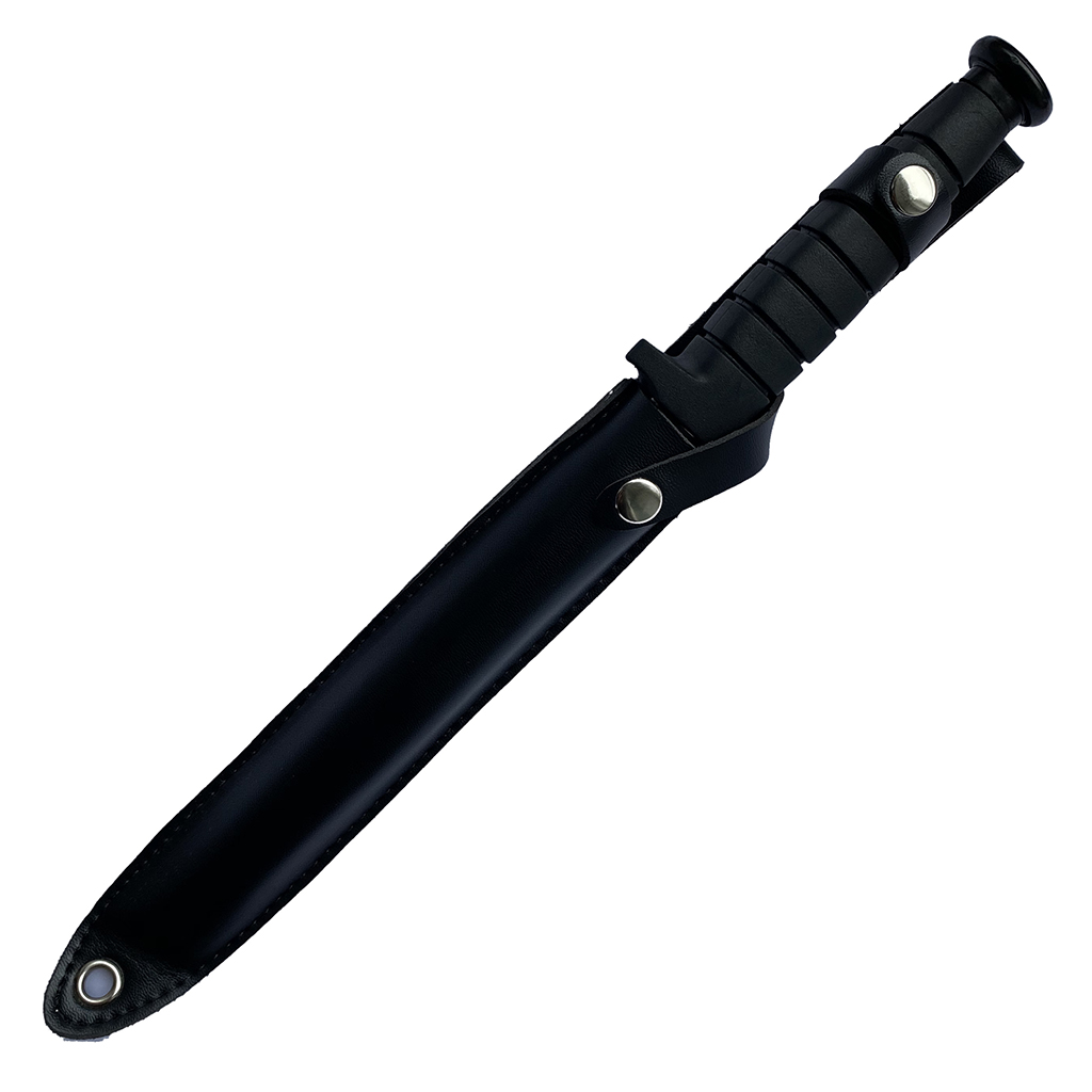 มีดขูดชาร์ป เหล็กขูดชาร์ปขนาด 13.6 นิ้ว (34.5 ซม.) ด้ามโพลีเมอร์ พร้อมซองหนังร้อยเข็มขัดสำหรับเก็บ