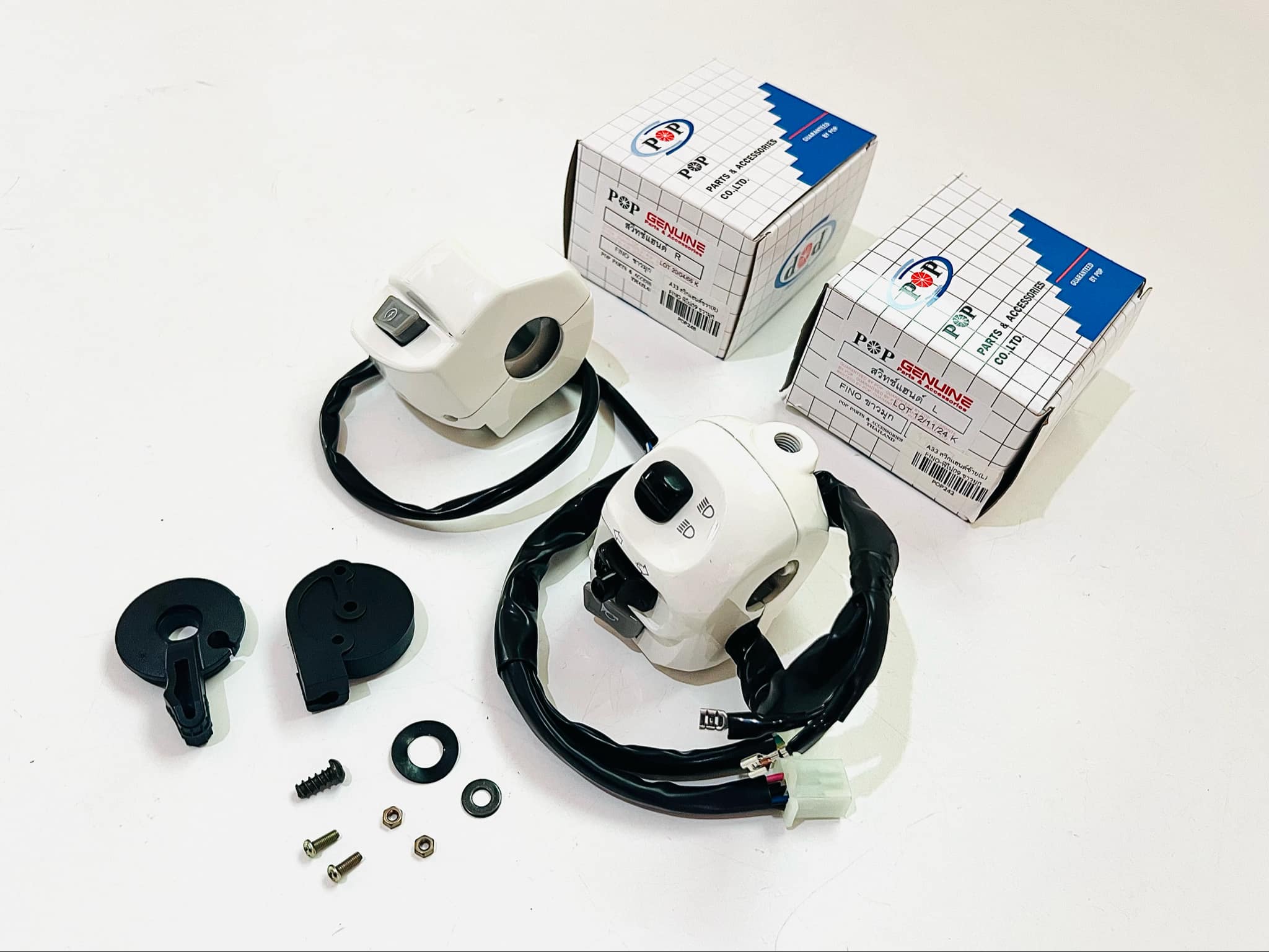 สวิทแฮนด์ ฟีโน่ Fino ซ้าย+ขวา สตาร์ทเท้า 1 คู่ เลือกสีได้เลย A33