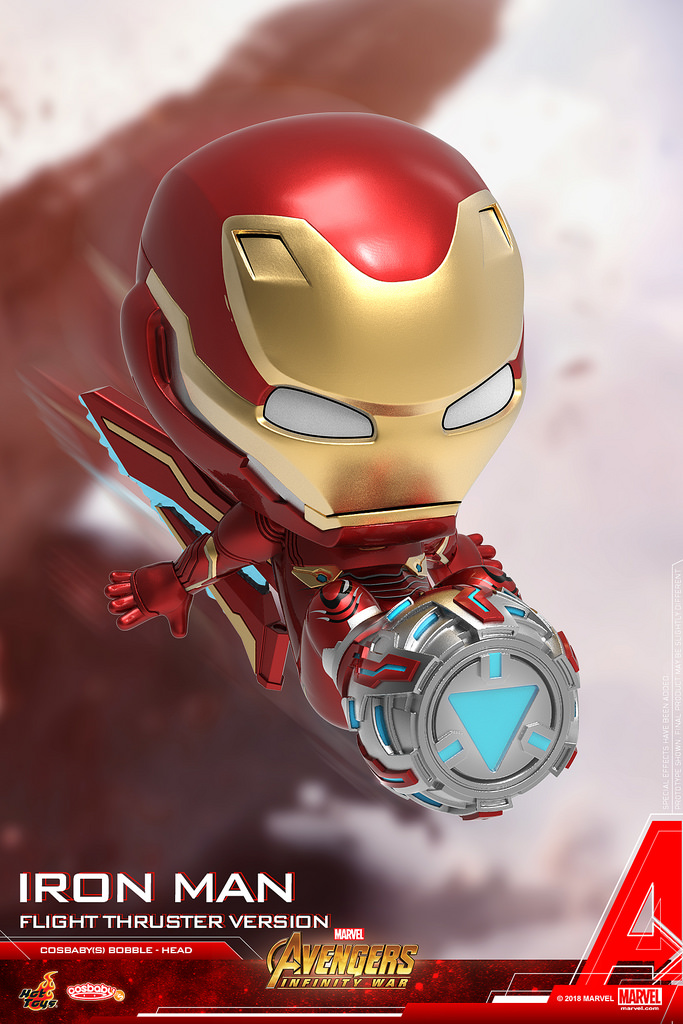 HOT TOYS COSB500 AVENGERS INFINITY WAR IRON MAN MARK L FLIGHT THRUSTER VERSION COSBABY (S) BOBBLE-HEAD COLLECTIBLE