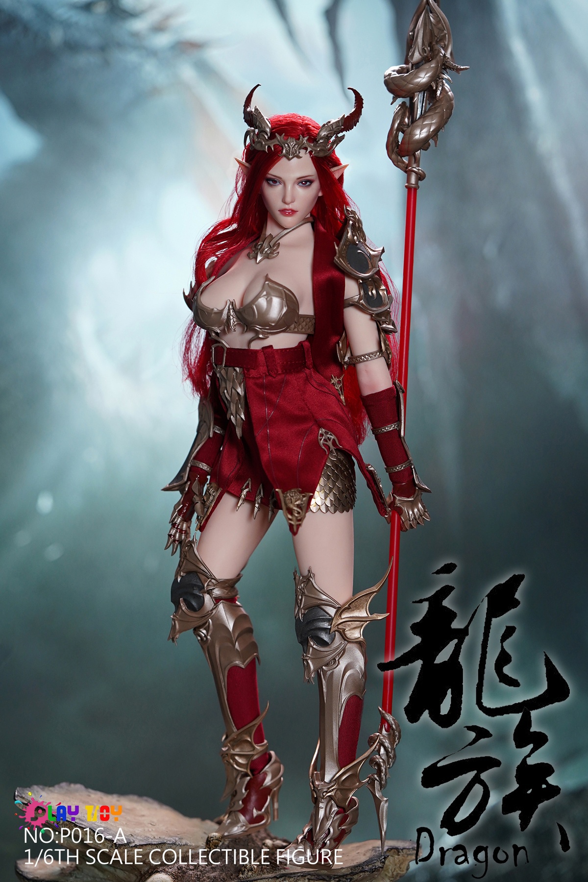 PLAY TOY P016-A 1/6 The First Magic Goddess - Dragon Elves (Gold)