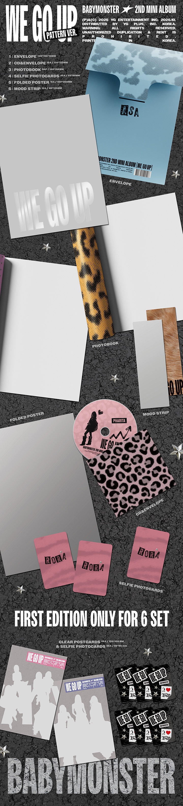 [PRE] BABYMONSTER 2nd MINI ALBUM [WE GO UP]