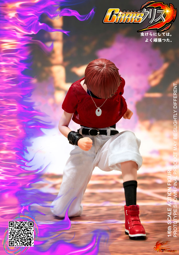 Hot Heart FD012B 1/6 Singer of the Hell Band - Chris (Awakening Version Red)