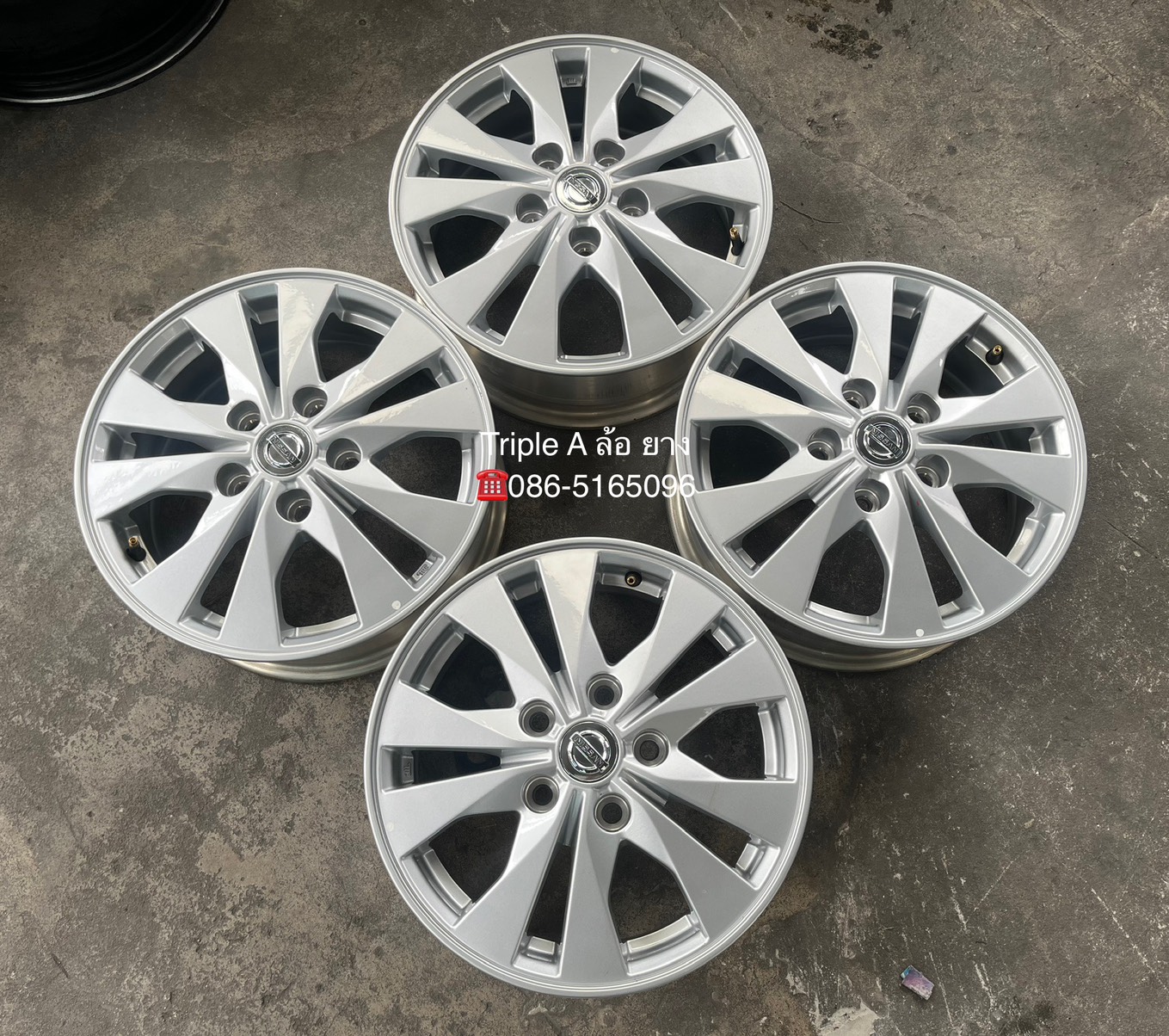 ✨ล้อแม็กป้ายแดง✨5รู114 Nissan Serena รุ่นใหม่ล่าสุด ขอบ 15💖สวยกริ๊บ💖