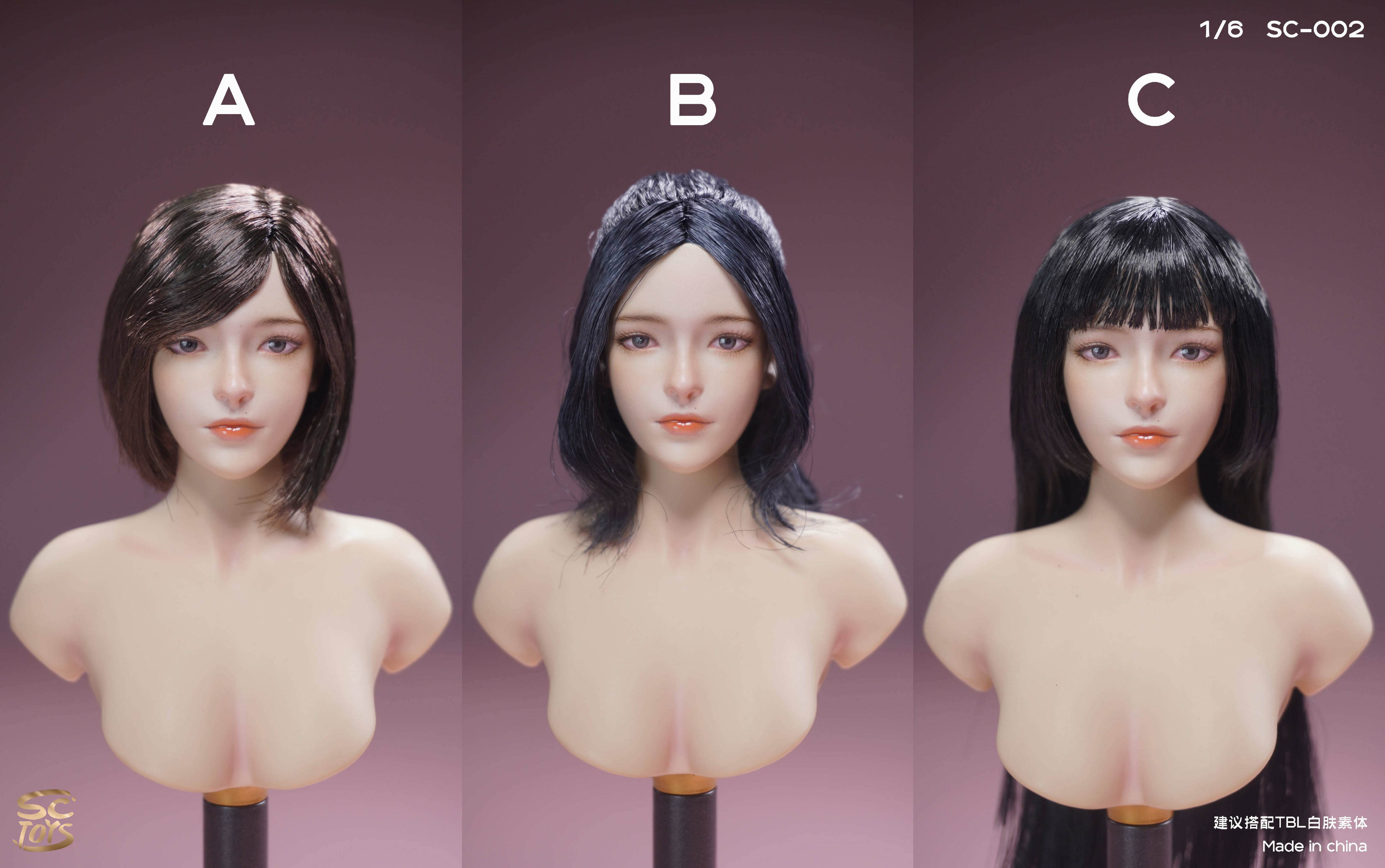 SCToys SC002 1/6 Asian Beauty Headsculpt - Youxi