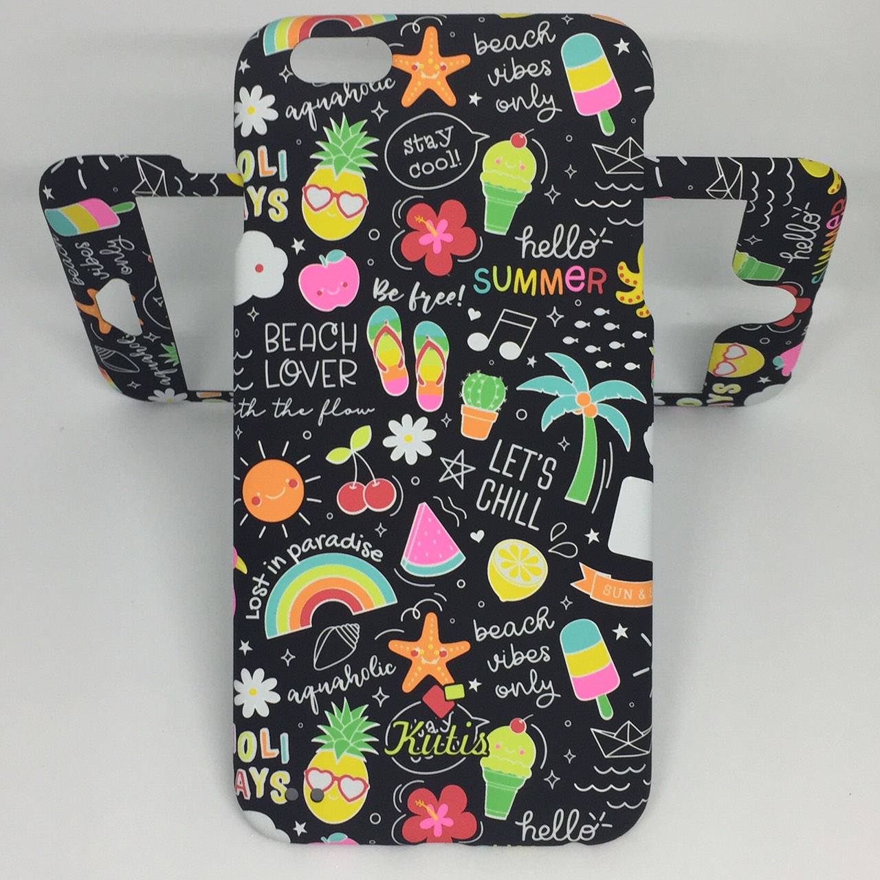 เคสคูทิส(Kutis)ไอโฟน6พลัส,6Sพลัส(ลายHello Summer)มาใหม่ เคสประกบหน้า-หลัง เคสเรืองแสง เคสลายวินเทจ ร้านSuperhero Klongthom