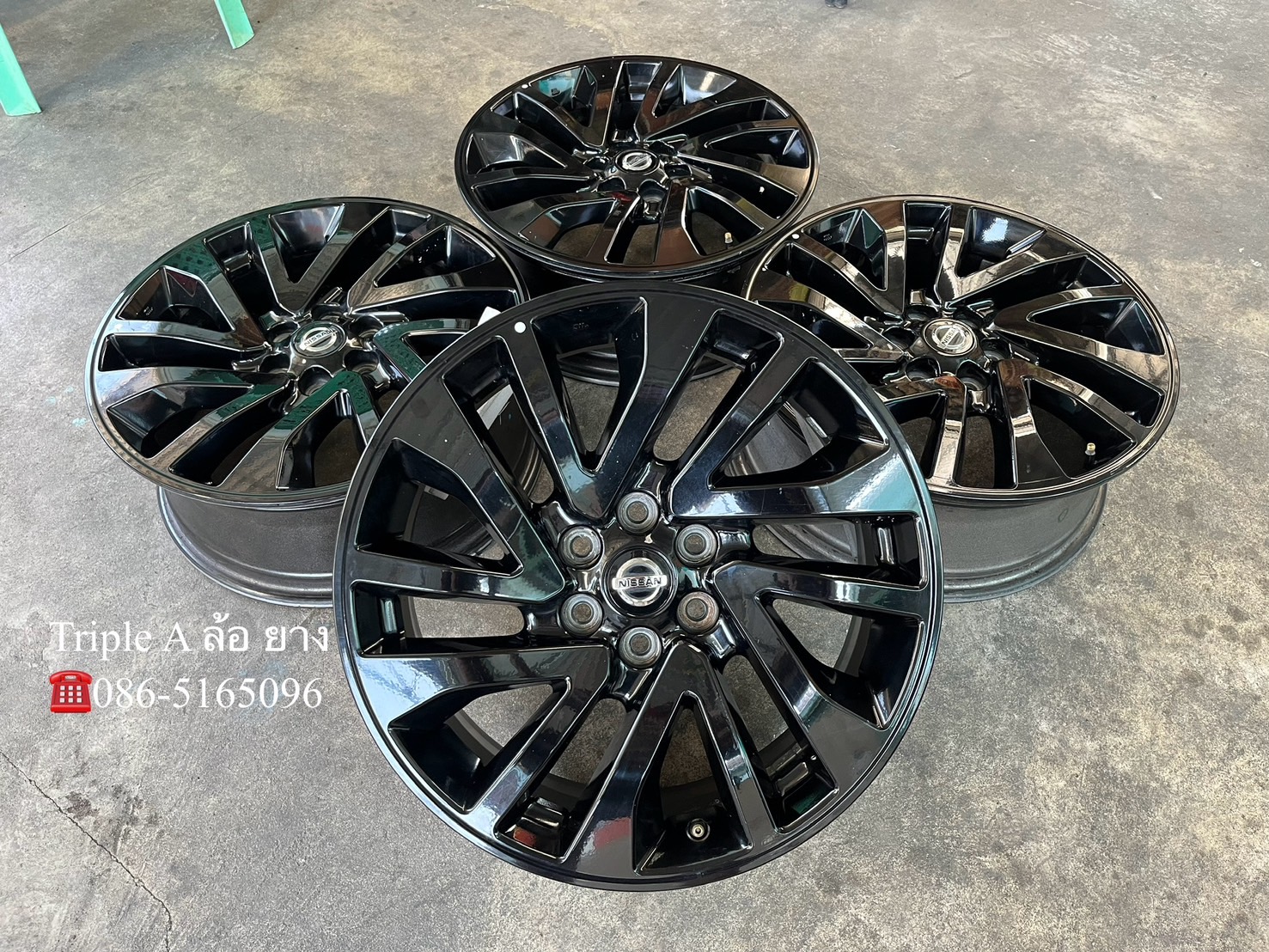 ✨ล้อแม็ก 6รู114✨Nissan Navara NP300 Black Edition ขอบ 18 สีดำแท้💯
