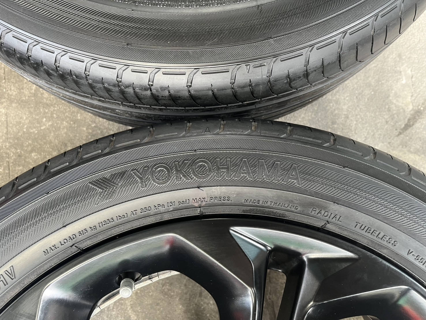 ✨ล้อแม็ก✨Honda Civic FE Turbo RS ขอบ 17 สีดำ พร้อมยางป้ายแดง 215-50-17 Yokohama🌟ปี 23🌟