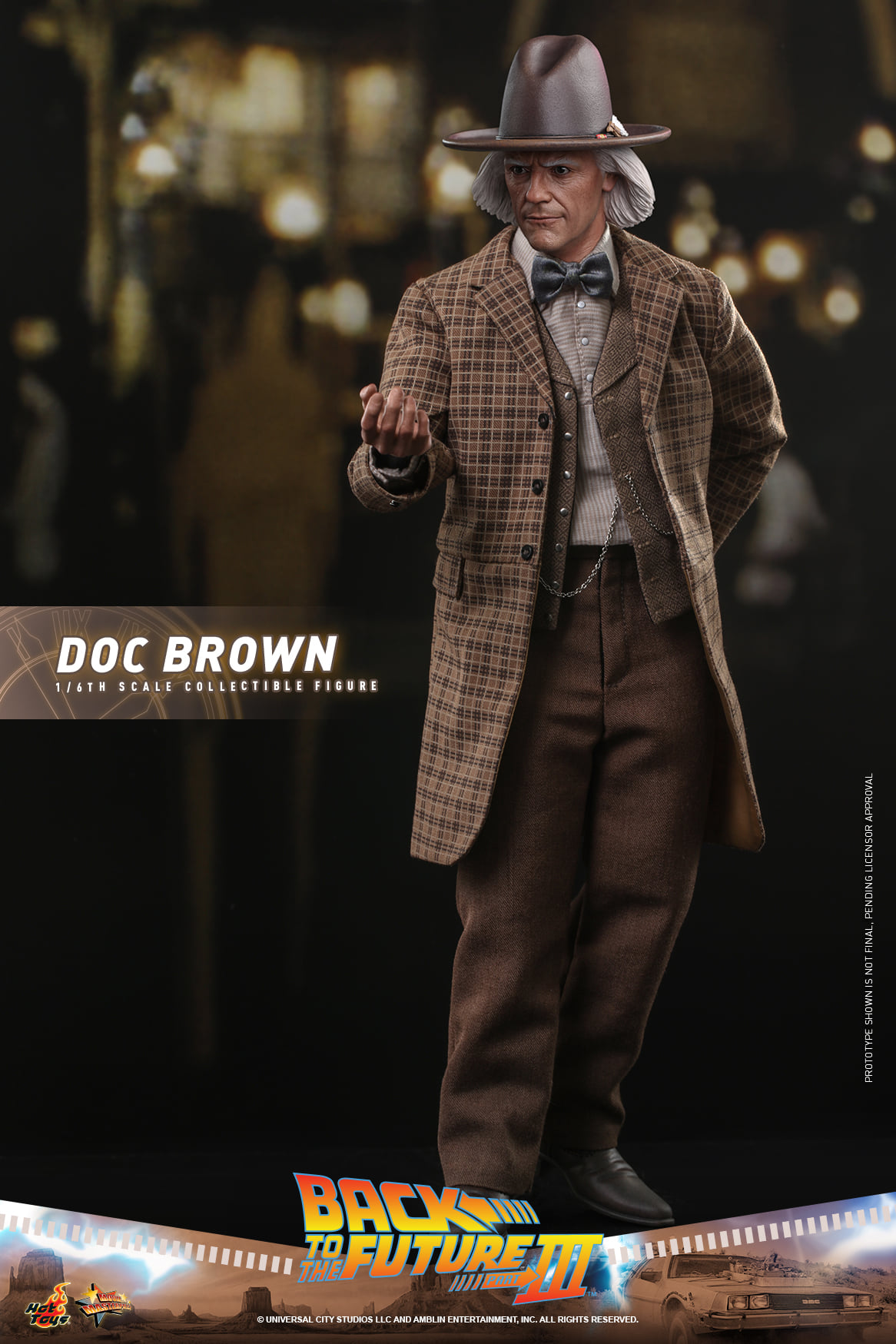 Hot Toys MMS617 1/6 Back to the Future Part III - Doc Brown