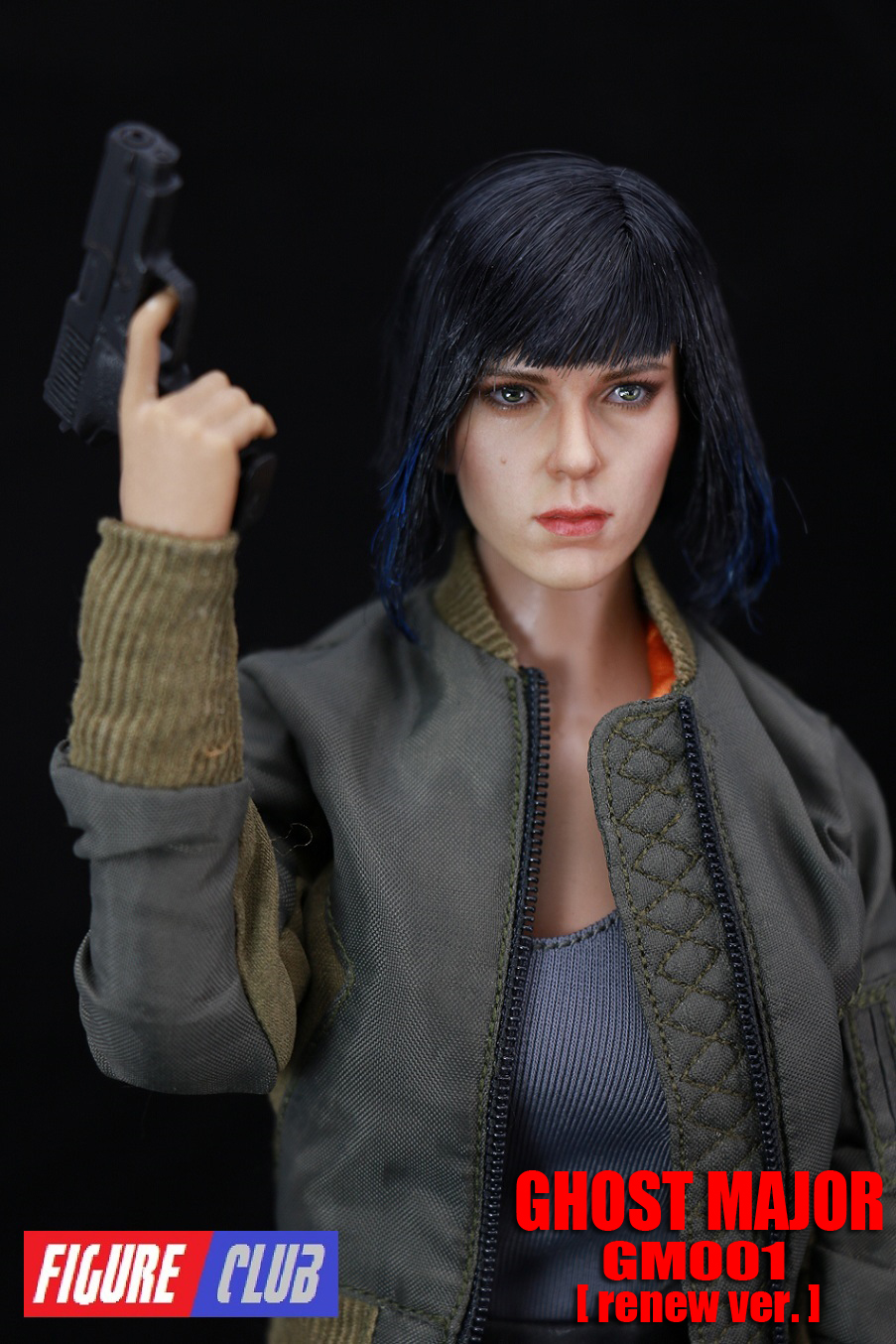Figure Club GM02 Ghost Major - Ghost in the Shell (renew version) Head Sculpt