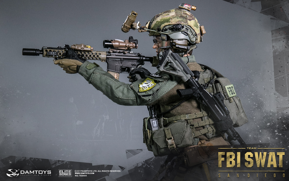 DAMTOYS No.78044 FBI SWAT TEAM AGENT - SAN DIEGO