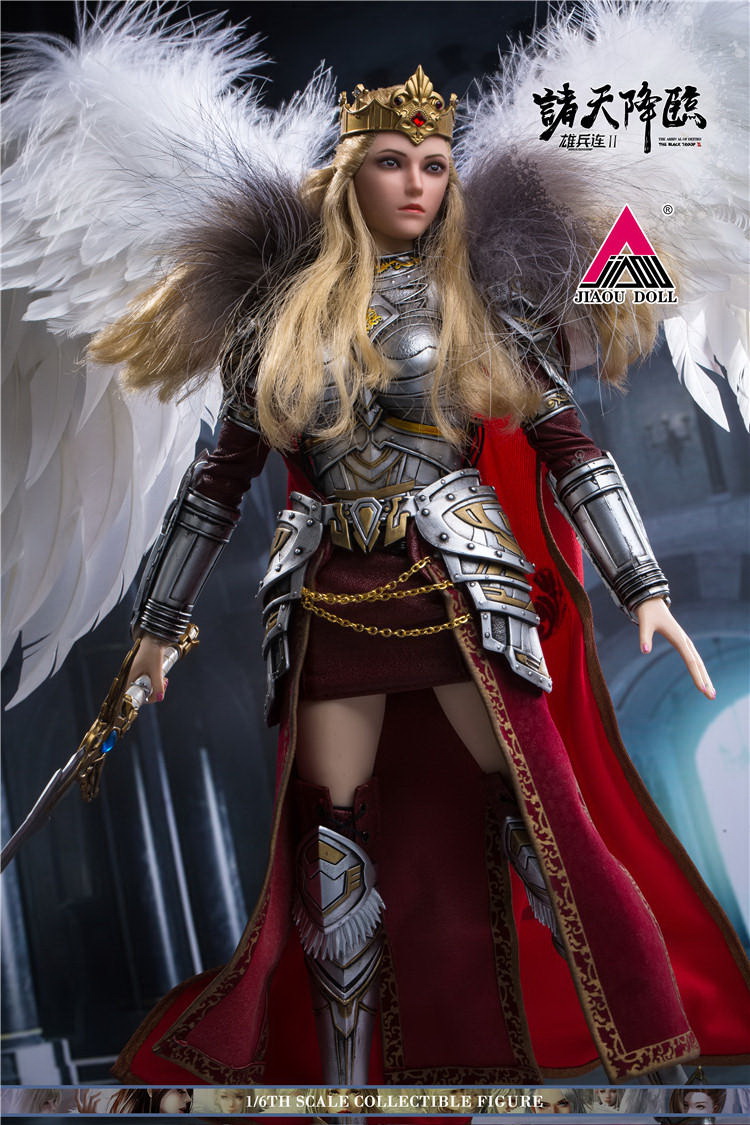 CS-001 1/6 The Advent of the Crowns of the Crown Angels - Queen (wearing the crown) / Running Hair / Casual wear