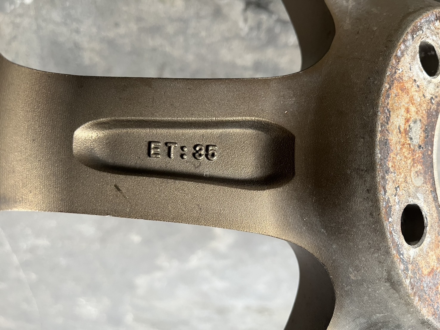 ✨ล้อแม็กเศษ 1 วง✨5รู114✨TE37 ขอบ 17 (Made in Thailand)