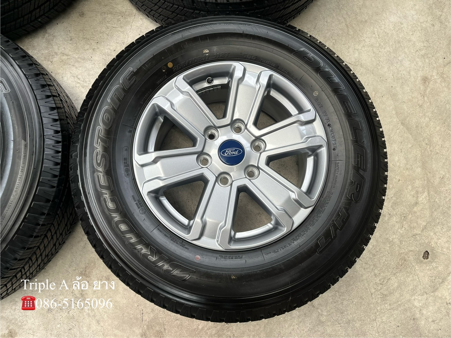 ♨️ปี24♨️✨ล้อแม็กพร้อมยางใหม่ป้ายแดง✨Ford Ranger รุ่นใหม่ล่าสุด ขอบ 17💖ใหม่กริ๊บ💖