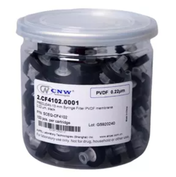 PRECLEAN™ 13mm Syringe Filter PVDF(hydrophobic) membrane (100/pkg)