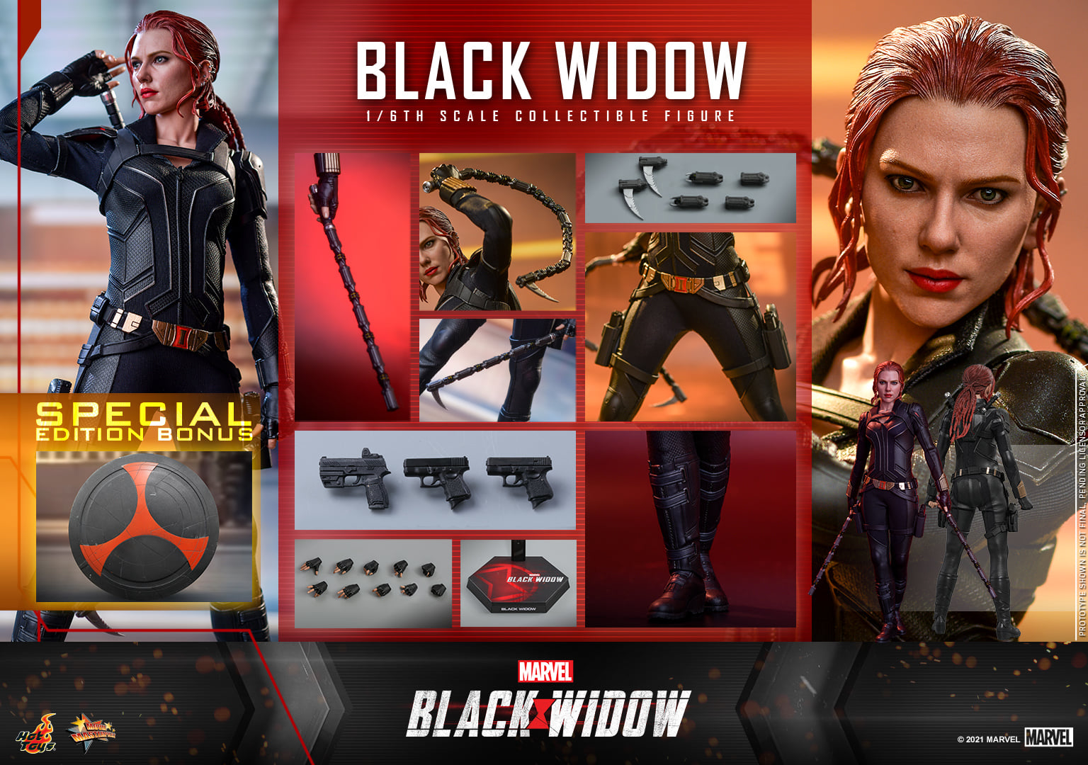 Hot Toys MMS603 1/6 Black Widow - Black Widow