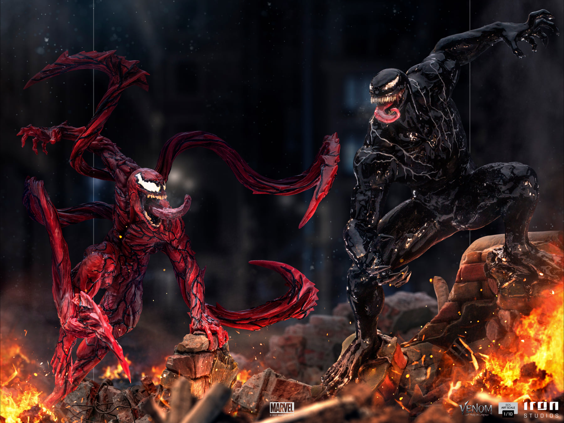 Iron Studios BDS Art Scale 1/10 Venom: Let There Be Carnage - Venom