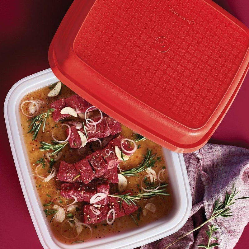 TUPPERWARE ทัปเปอร์แวร์ - (กล่องหมักเนื้อสัตว์) จุ 1.2 ลิตร
