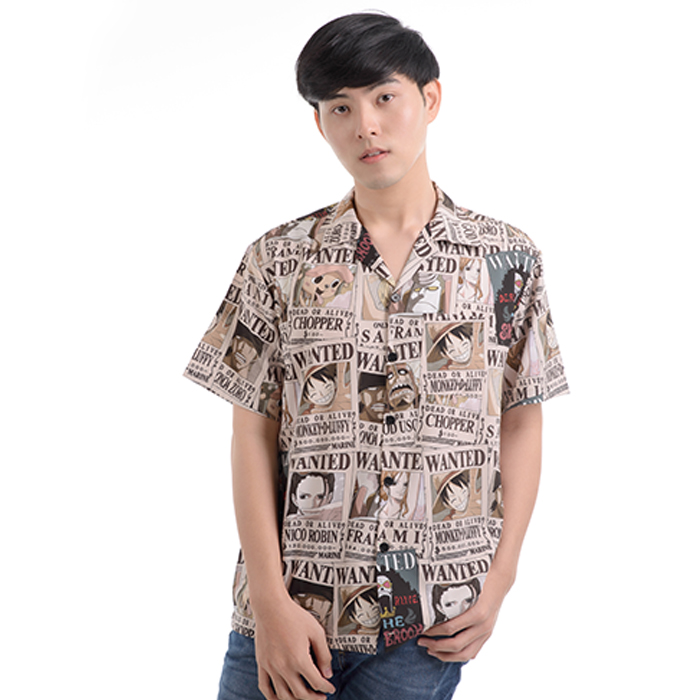 เสื้อฮาวายวันพีซ Hawaii shirt One Piece Wanted