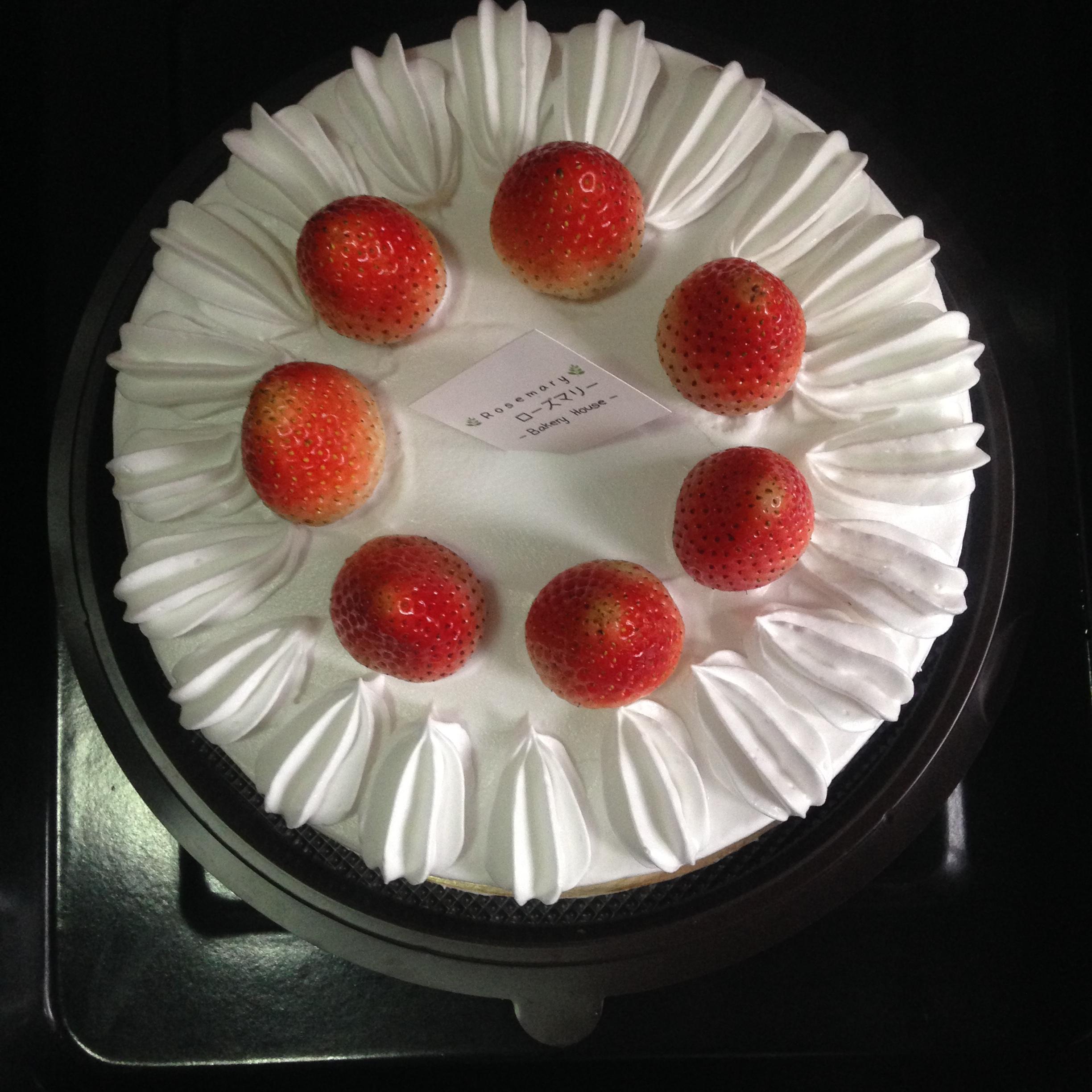 🍓 สตรอว์เบอร์รี่ชอร์ทเค้ก 🍓 (2 ปอนด์) Angel Strawberries ShortCake (2 Pound / 7" x 7") 3 ชั้น