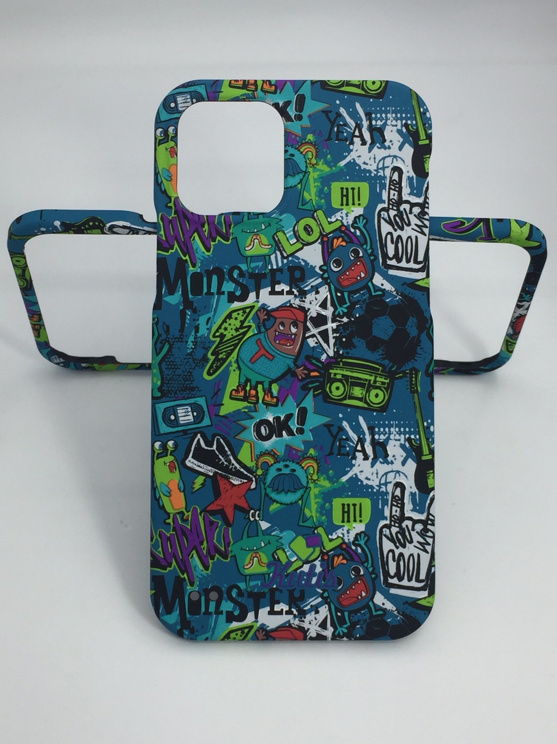 เคสคูทิส(Kutis)เคสไอโฟน12/12PRO(ลายMonster)มาใหม่ เคสประกบหน้า-หลัง เคสเรืองแสง เคสลายวินเทจ ร้านSuperhero Klongthom