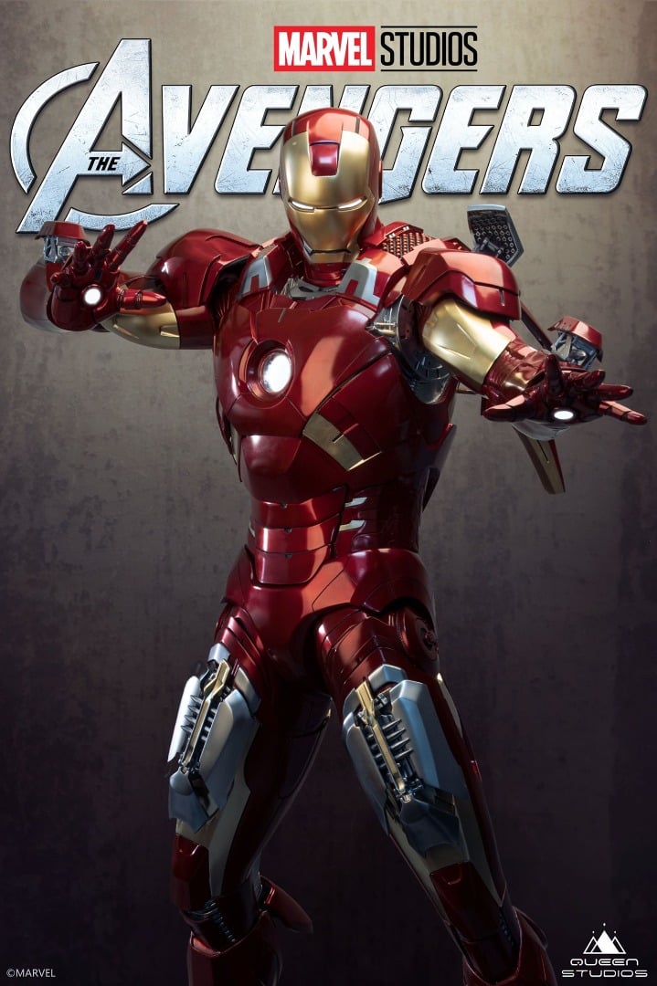 Queen Studios 1/2 Avengers - Iron Man Mark 7