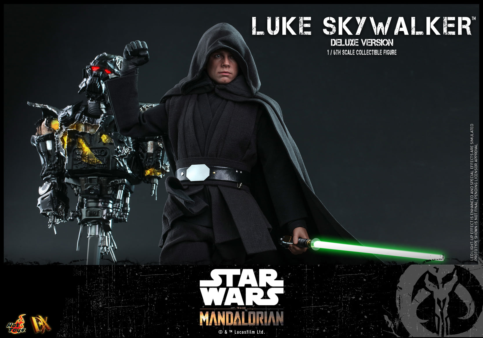 Hot Toys DX23 1/6 Star Wars: The Mandalorian™ - Luke Skywalker™ (Deluxe Version)