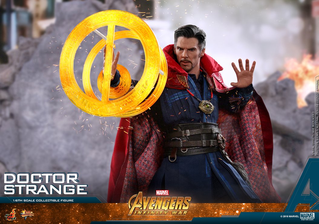 Hot Toys MMS484 AVENGERS INFINITY WAR - DOCTOR STRANGE + DJ-CUSTOM AS001 1/6 THE IMAGES OF IKKON