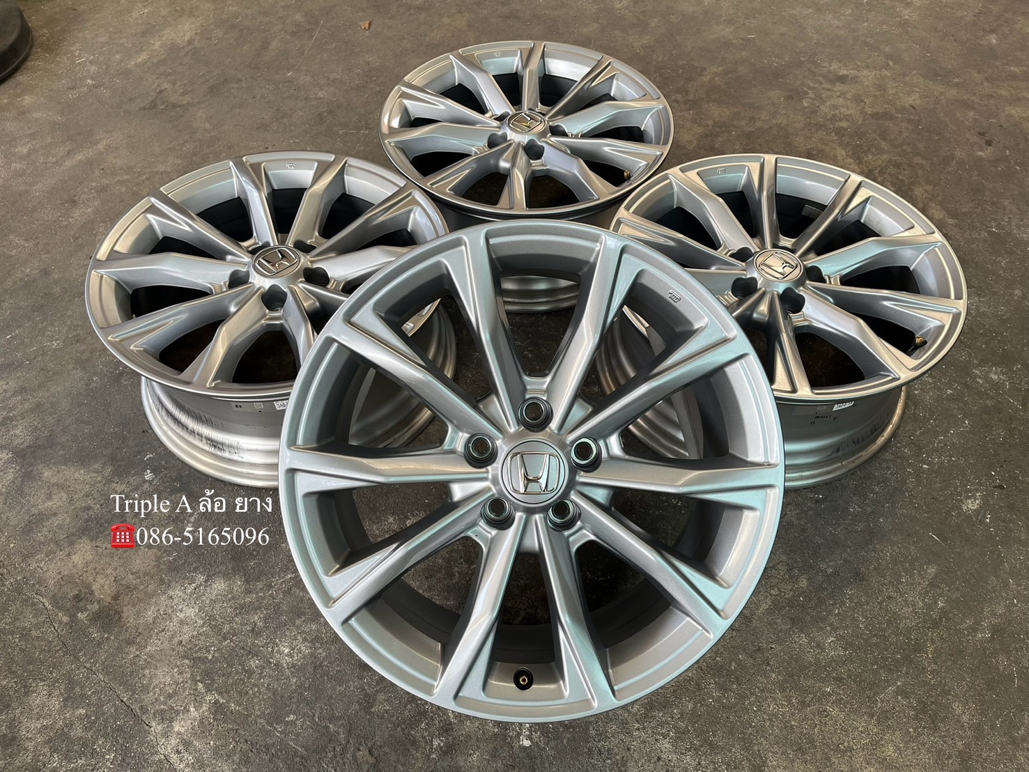 ✨ล้อแม็กป้ายแดง 5รู114✨Honda CRV G6 รุ่นใหม่ล่าสุด ขอบ 18💖สวยกริ๊บ💖
