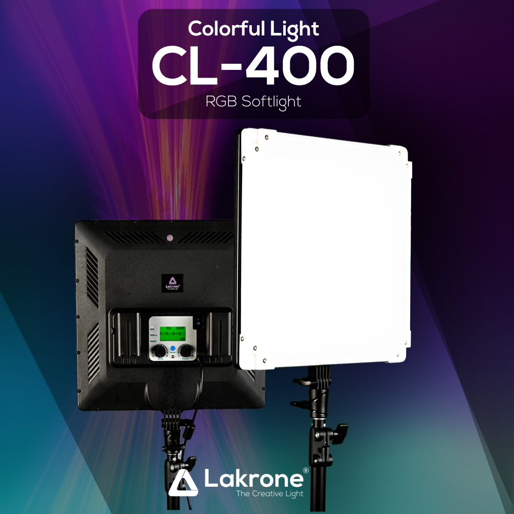 CL-400 Colourful Light ไฟสตูดิโอปรับแสงเปลี่ยนสีได้ 360 สี กำลังไฟ 40 วัตต์