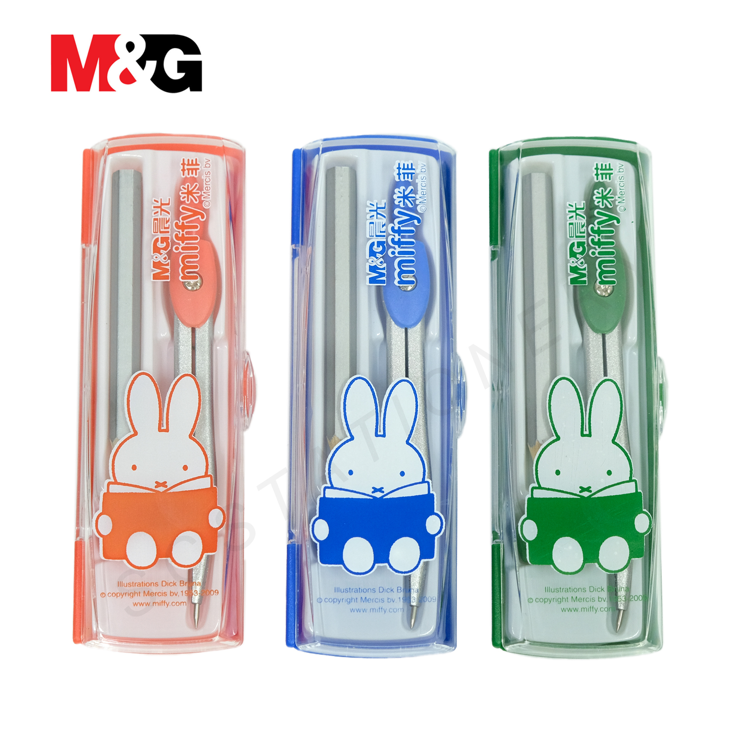 วงเวียนดินสอดำ M&G NO.FCS-90802 1ชิ้น คละสี