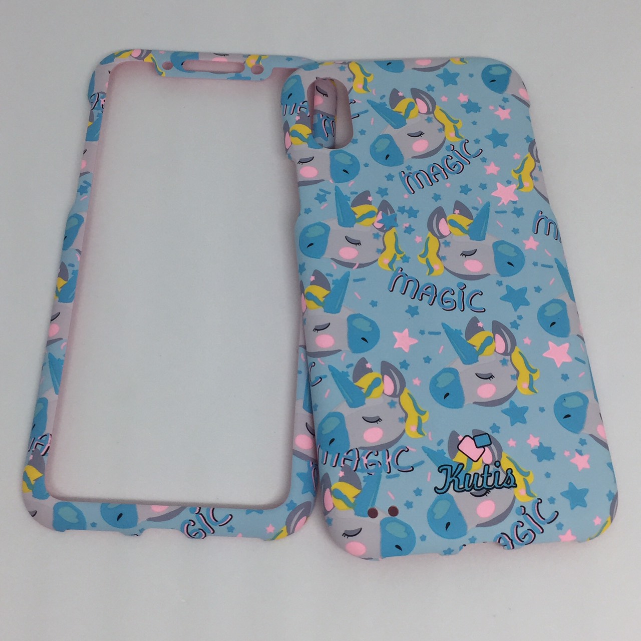 เคสคูทิส (Kutis) ไอโฟนX,XS(ลายหัวม้ายูนิคอร์นMagicสีฟ้า)มาใหม่