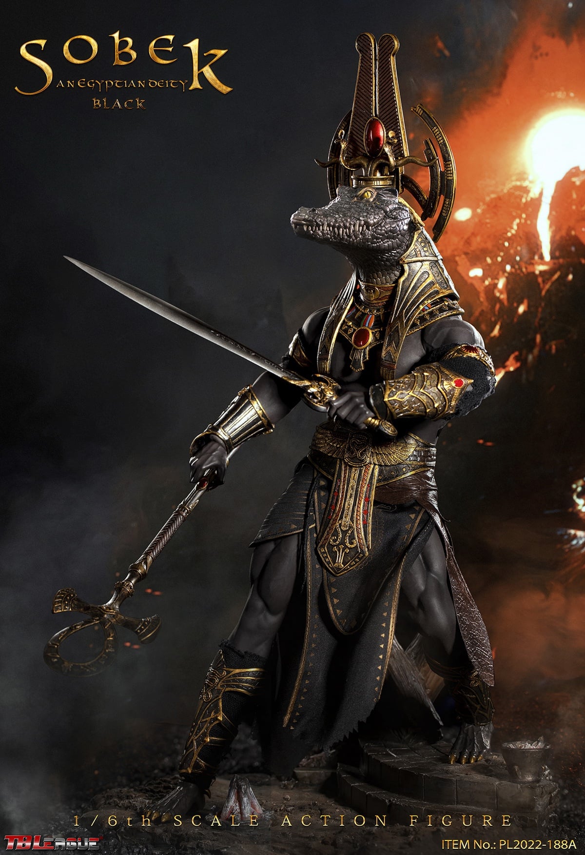 TBLeague PL2022-188A 1/6 SOBEK (Black)