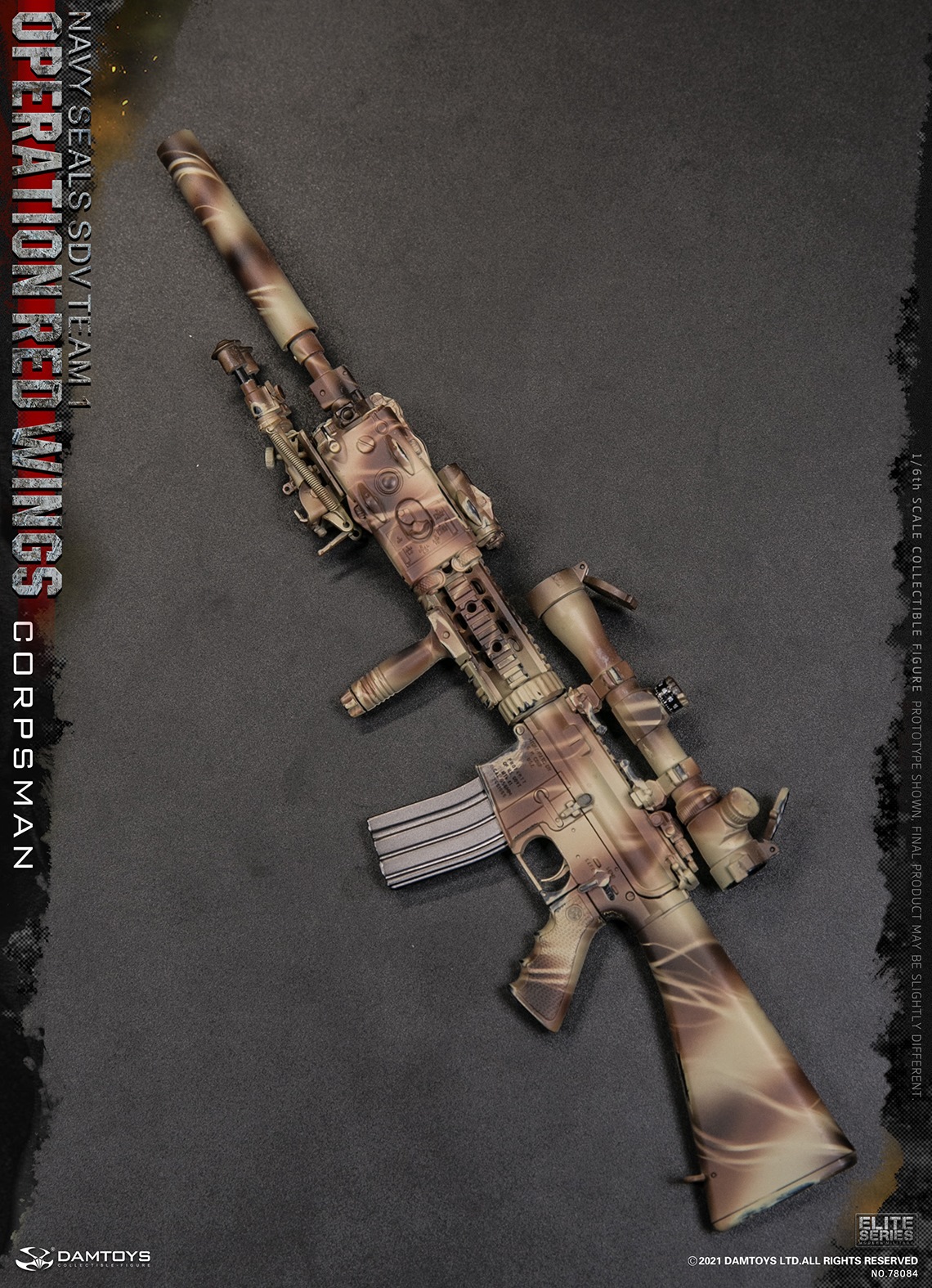 DAMTOYS 78084 1/6 Operation Red Wings: Navy Seals SDV Team 1 - Corpsman