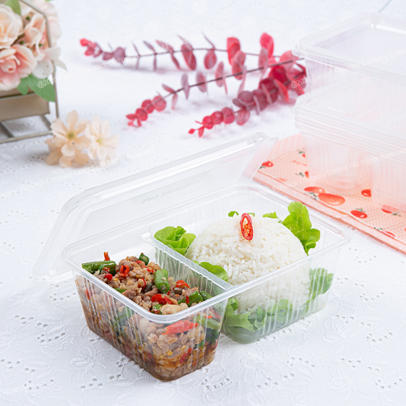 กล่องข้าวเหลี่ยม EPP ลายเส้น