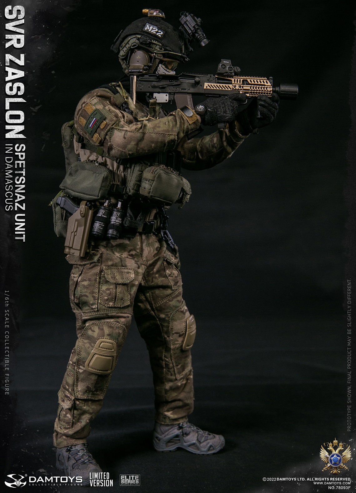 DAMTOYS 78093F 1/6 SVR ZASLON SPETSNAZ UNIT IN DAMASCUS (LIMITED VERSION)